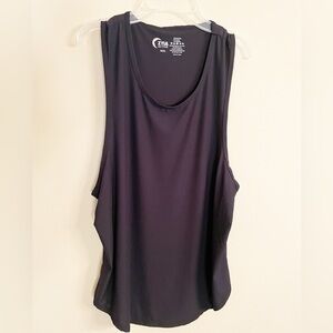 ZYIA Black Flowy Tank Top. Size XXXL
